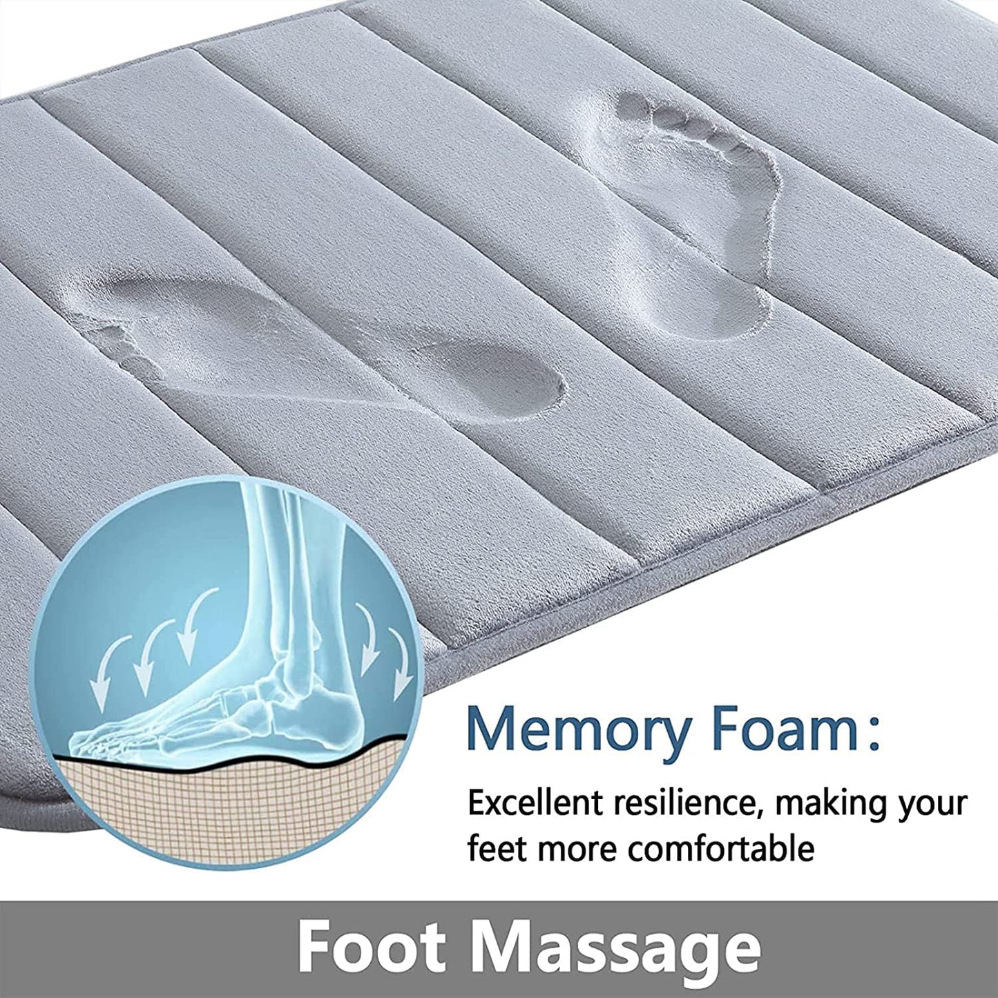 Anti Skid Memory Foam Bath Mat