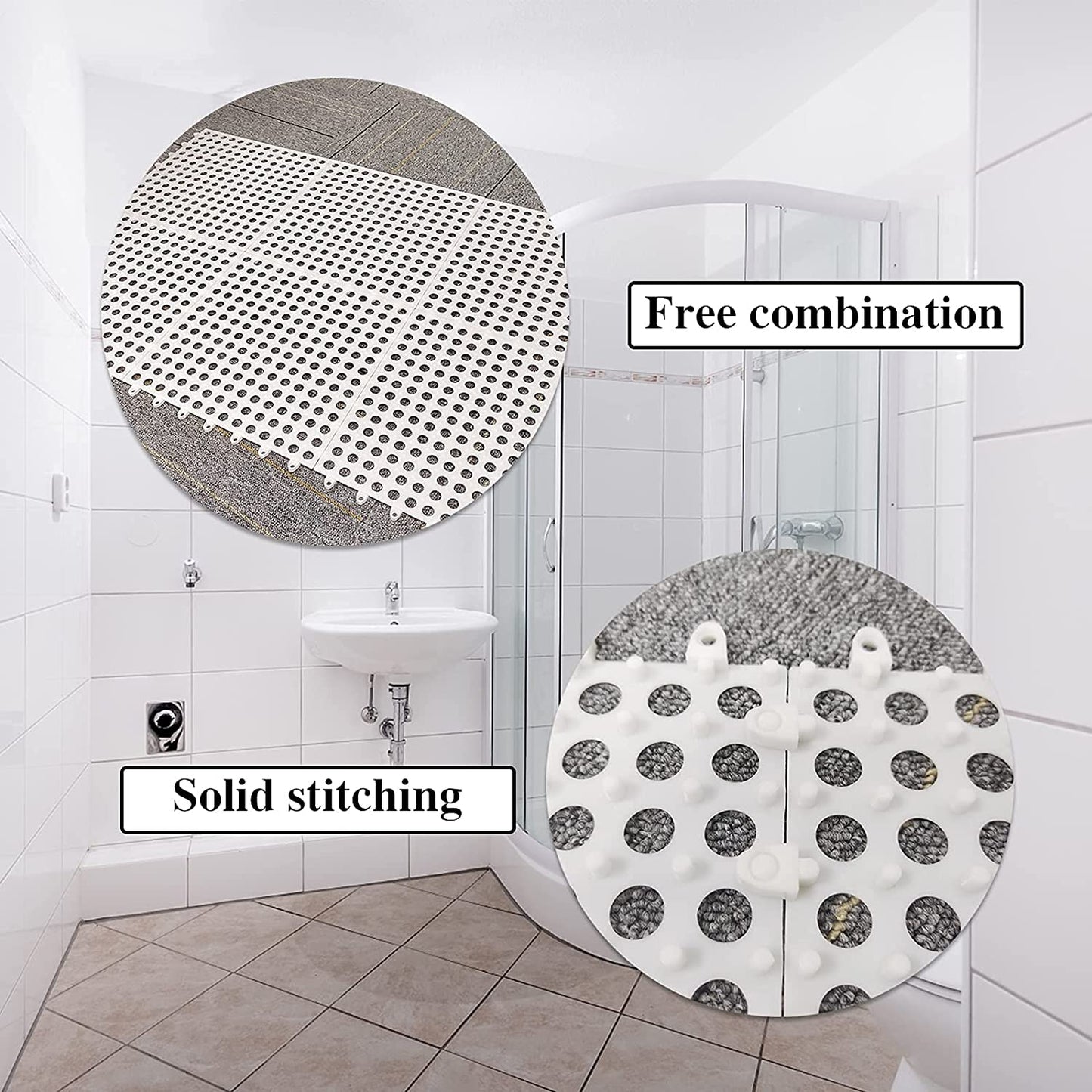 Bathroom Interlocking Non-Slip Mat
