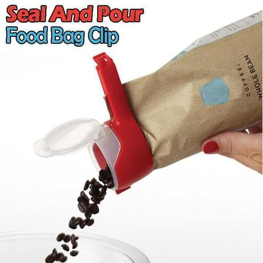 Seal And Pour Food Bag Clip