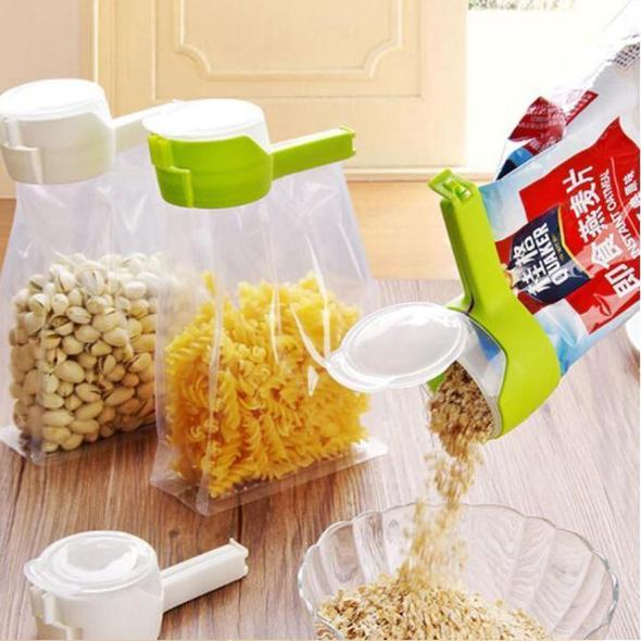 Seal And Pour Food Bag Clip