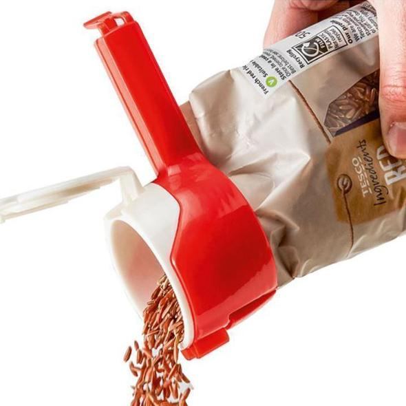 Seal And Pour Food Bag Clip