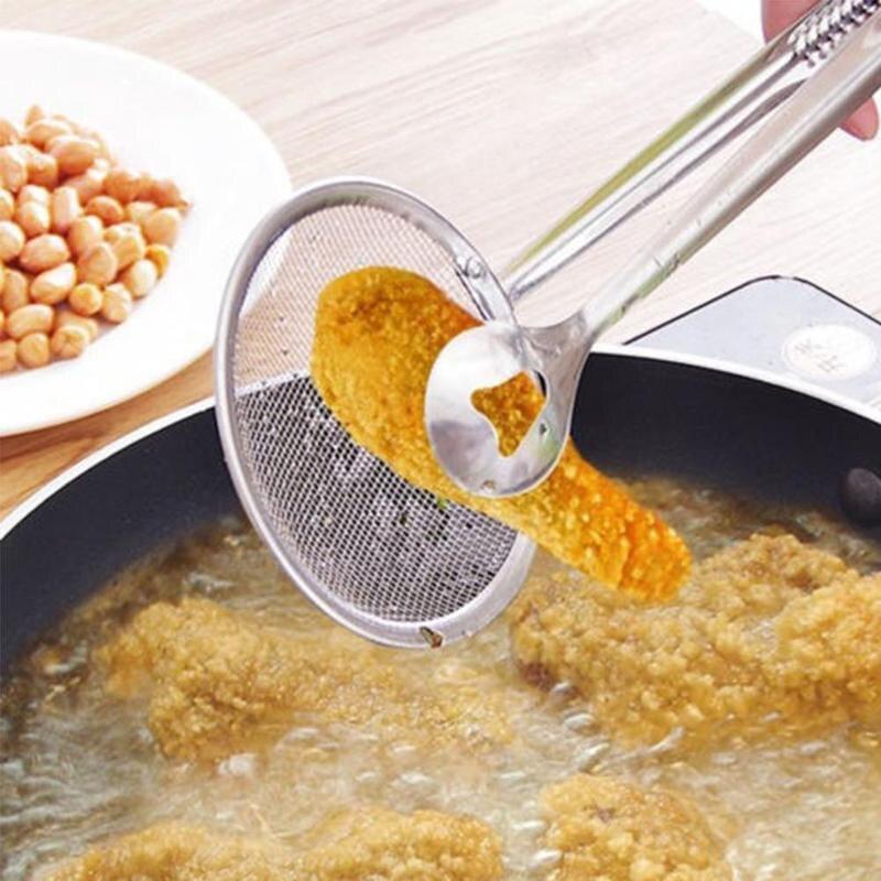 STAINLESS STEEL COLANDER WITH FOOD CLIP